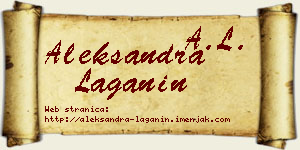 Aleksandra Laganin vizit kartica